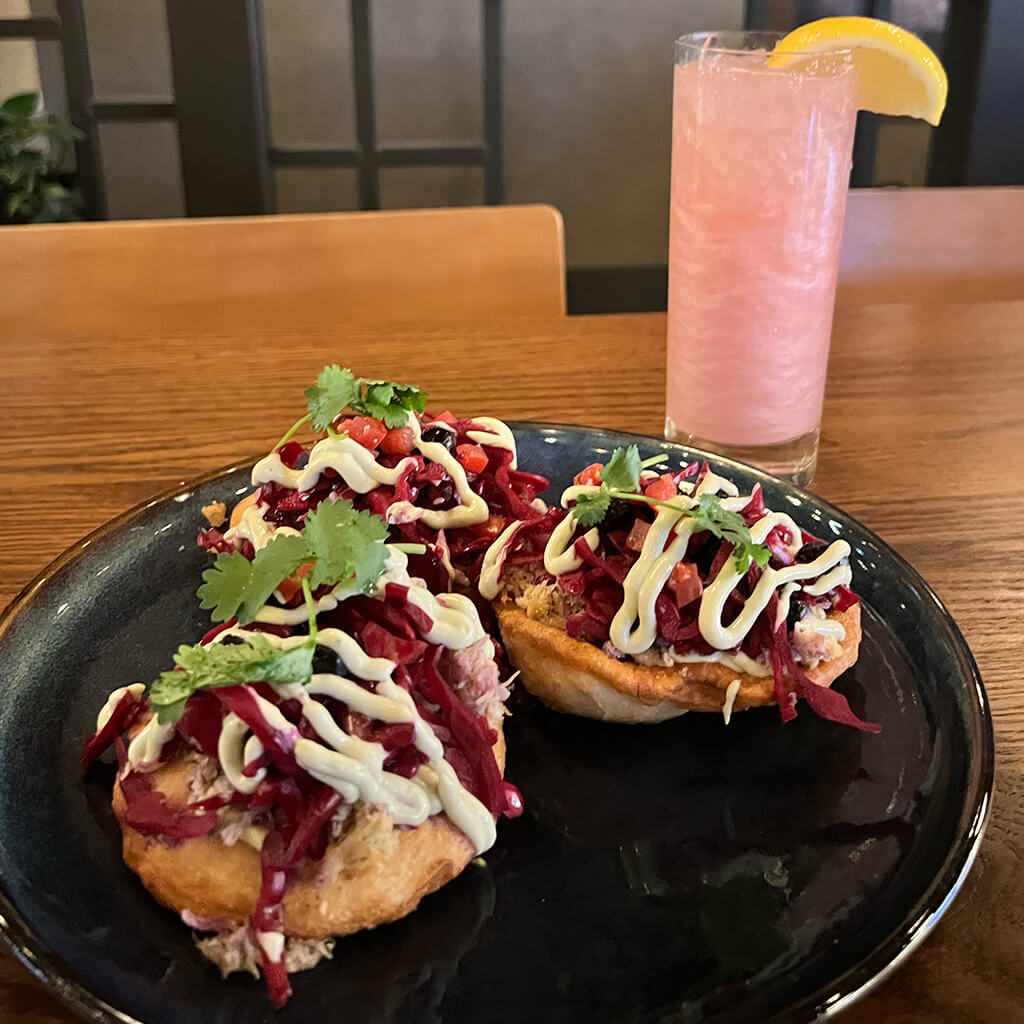 The Bell in Scona Brewery | Taproom | Bannock Tacos